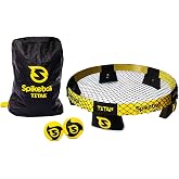 Spikeball Titan Game Set, Stronger Frame, 1 Pro Ball &amp; 1 Atlas Ball | Includes 1 Pro Ball &amp; 1 Atlas Ball, Upgraded Stronger Playing Net, Portable Carry Bag, Competition Ready, Outdoor Yard Games