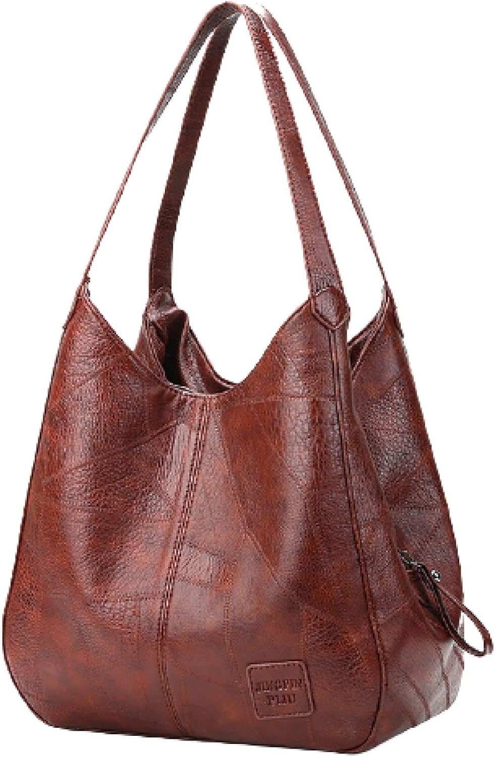 Borsa A Tracolla Donna NICOLE & DORIS | In Pelle Morbida PU | Design Retro E Spaziosa | Per Lavoro E Viaggi - Foto 10