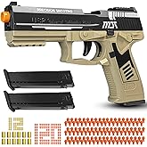 Toy Gun with Automatic Reloading Rebound Shell Ejecting and Soft Foam Blaster, Ideal for Shooting Games, Education Model Toys, Gift for Kids Boys Girls