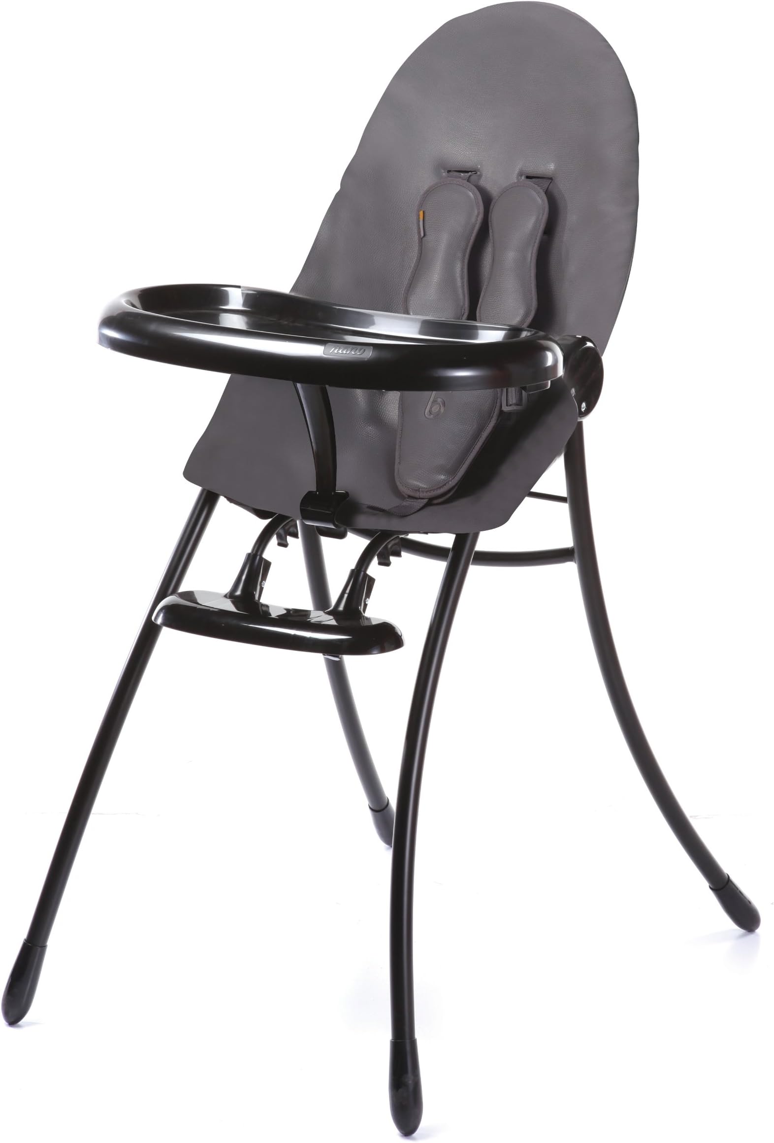 Bloom Urban Highchair (Black Frame with Snakeskin Grey)
