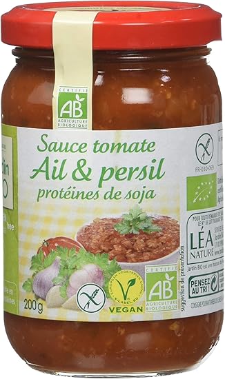 Jardin Bio Sauce Tomate Pour Pizza Pates Ou Riz 200 G Pack De 6