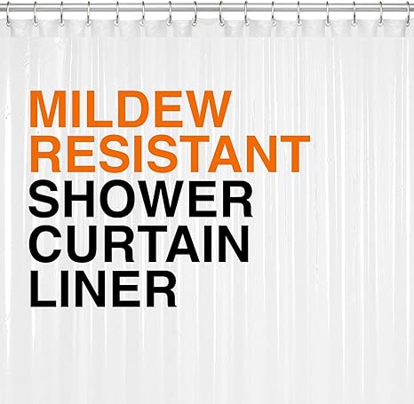 Amazon Com Peva Shower Curtain Liner 72 X72 Clear 10g Thickness No Chemical Smell Kitchen Dining