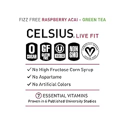 CELSIUS Raspberry Acai Green Tea, Functional