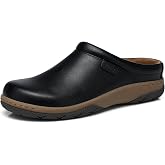 SHIBEVER Clogs for Women Mules Shoes Comfortable Arch Support Slip On Clog | Comfort Casual Non-Slip Clogs Walking All‑day And Feel No Fatigue - Outdoor Lightweight Cushioned Closed Toe Nurse Mule