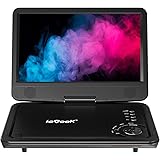 ieGeek Portable DVD Player 12.5", with 10.5" HD Swivel Screen, Car Travel DVD Players 5 Hrs Rechargeable Battery, Region-Free