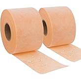 42 Sq Ft Waterproof Membrane Band Roll, 28Mils Thick, 2PCS | 5" x 100 FT Roll, Polyethylene Fabric Waterproofing Membrane for Shower, Ideal for Sealing Butt Joints and Floor Connections
