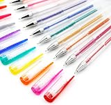 EXERZ Gel Pen Set 24pcs Rainbow Colours Fine Ink 0.6/0.8/1.0mm view 5