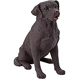 Labrador Retriever Life Size Sculpture, chocolate brown, Small Size