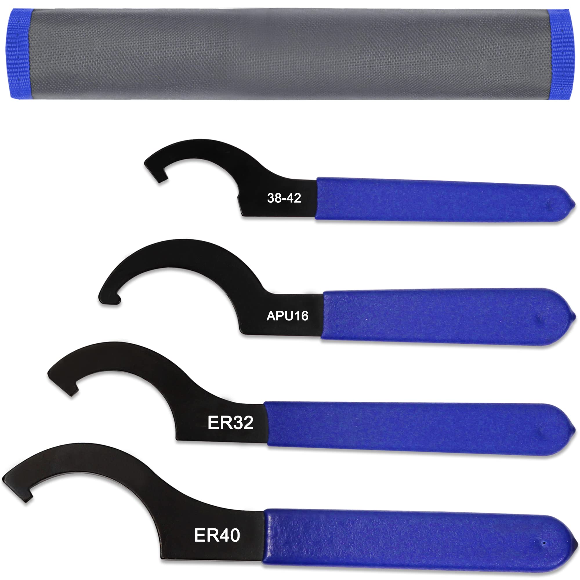 Photo 1 of GallopMax 4Pcs Universal Coilover Spanner Wrench Set, Shock Wrench Adjustable Spanners for Most Car and Motorcycle Coil Over Shock Adjustments