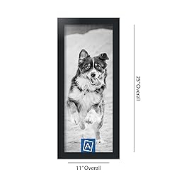 ArtToFrames 9x23 Inch Black Picture Frame, This