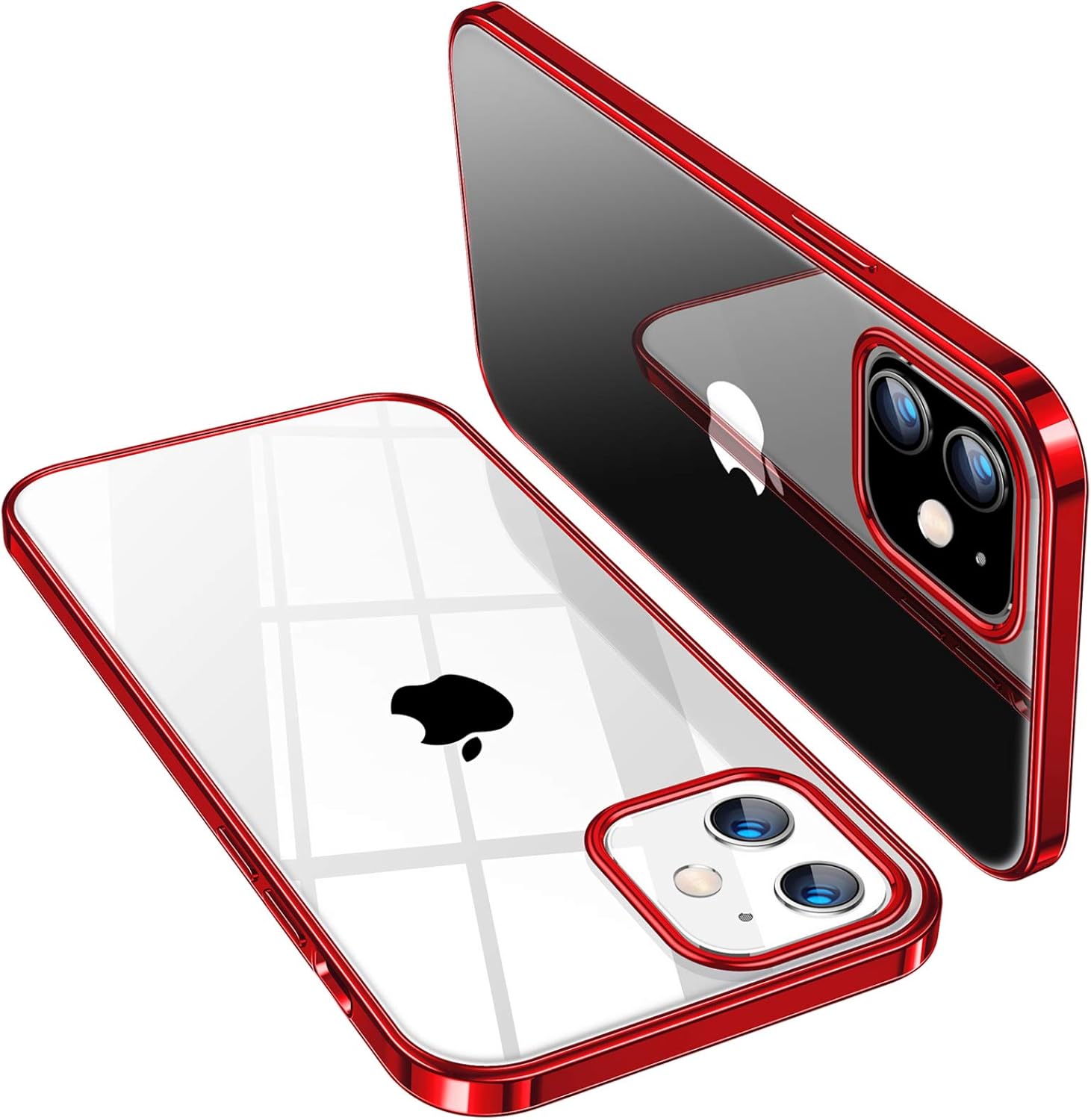 TORRAS Crystal Clear Case Compatible with iPhone 12 Case, Compatible