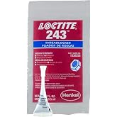 LOCTITE 243 Automotive Threadlocker Blue - Medium Strength, High-Temp Thread Lock, Oil Tolerant, General Purpose - Capsule, 0.5 ml, 1 Pack