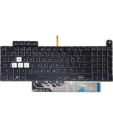 Jingelmall New Replacement Keyboard for Asus TUF A15 F15 FA507