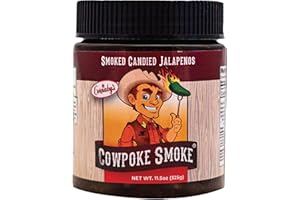 Cornaby's Cowpoke Smoke Relish In A Jar Sweet And Spicy Candied Jalapeno Peppers Plant-Based Non-GMO Gluten-Free Gourmet Relish Made In USA