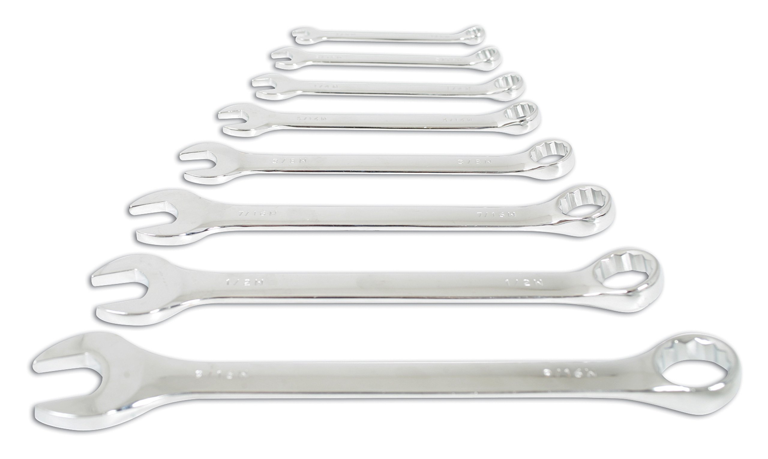 Laser 4446 Whitworth Combination Spanner Set 8pc