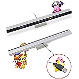 Wii Sensor Bar compatible for nintendo wii console, wii controllers, wii games, wii remote, wii u console, wii sports - USB R