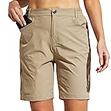 MIER Women's Quick Dry Stretchy Hiking Shorts