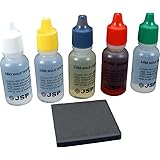 10K, 14K, 18K, 22K Gold and Silver Test Acid Economy Test Stone and Basic Instructions Kit Tools