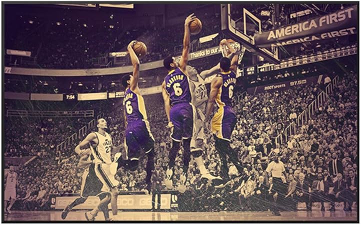 Wall Poster Prints La Lakers Kobe Bryant With Basketball Mamba Mentality Memorable Nba Basketball Star Poster Decor Print On Canvas Fans Gifts Unframed 50 70cm Amazon Co Uk Kitchen Home