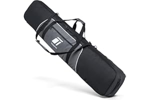 Tonesport Snowboard Bag For Air Travel - Padded Snowboard Bag - Waterproof and Fully Padded Snowboarding Travel Bag For Flying - Up to 165 CM Snowboards