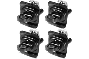 AUTOBABA Truck Bed Tie Down Anchors Compatible with 2014-2025 Chevy Silverado GMC Sierra 2015-2025 Chevy Colorado GMC Canyon Truck Bed Tie Downs - 4PCS Replacement Accessories 23146899