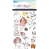 Bee SND Puppycat - Standard 4 Sheet Stickers Standard Stickers - 4 Sheet
