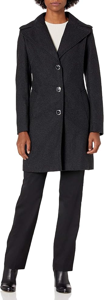 calvin klein notch lapel walker jacket