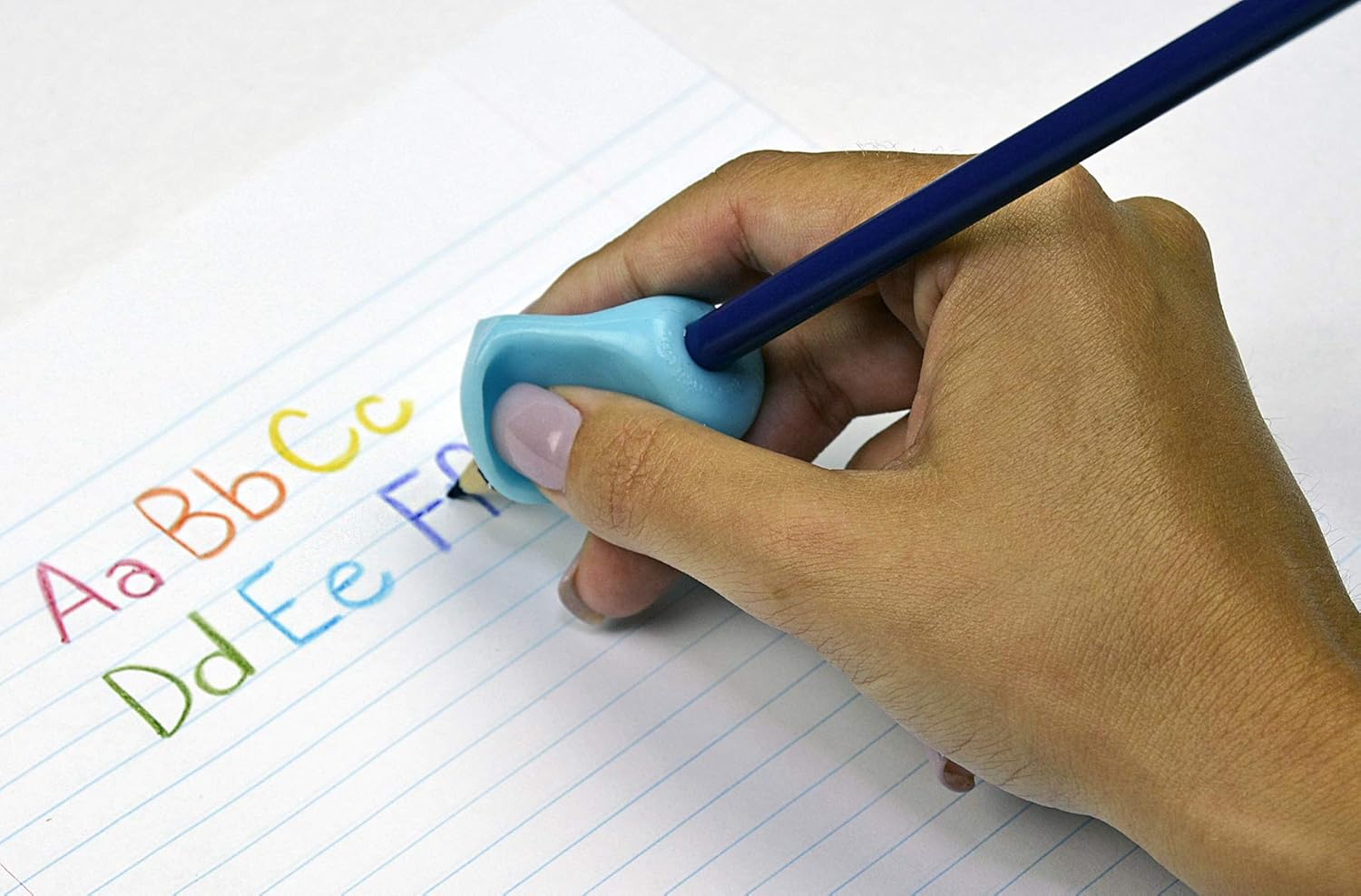 The Pencil Grip Pinch Grip Ergonomic Writing Aid, 6 Pack, Gloss Colors (TPG-12706) : Office Products