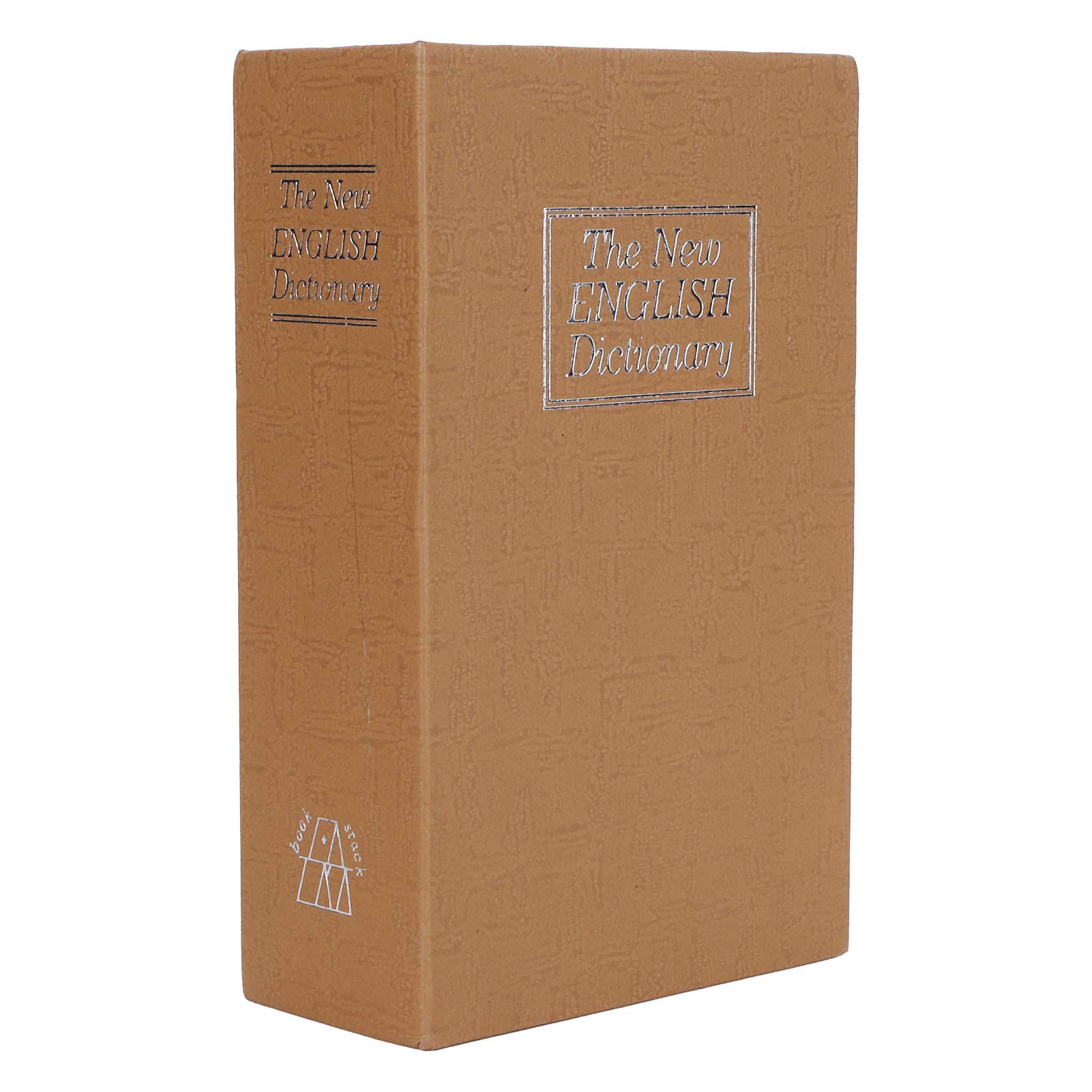 Book Safe with Combination Lock, Dictionary Book Safe Storage Box, Stainless Steel Sturdy Money Coines Box with Security Combination Lock for Coins, Bank Cards, Id Cards, Documents