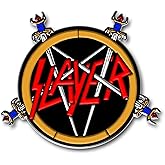 Slayer RIB Pentagram Cloisonne Pin