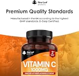 New Leaf Vitamin C Tablets 1000mg with Bioflavonoids & Rosehip - Vegan view 5