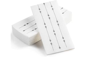 BloominGoods Disposable Hand Towels & Decorative Bathroom Napkins | Soft and Absorbent Linen-Feel Paper Guest Towels for Kitchen, Parties, Weddings, Dinners or Events | White and Silver (100-Pack)