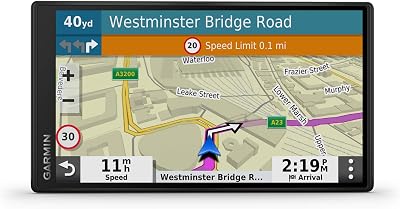 Garmin DriveSmart 55 MT-S 5.5” Sat Nav with Edge-to-Edge Display, UK Europe