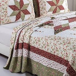 YAYIDAY Oversized Queen Bedspreads Patchwork Quilt