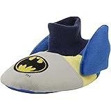 DC Comics Toddler Boys' Slippers - Batman Plush House Shoes