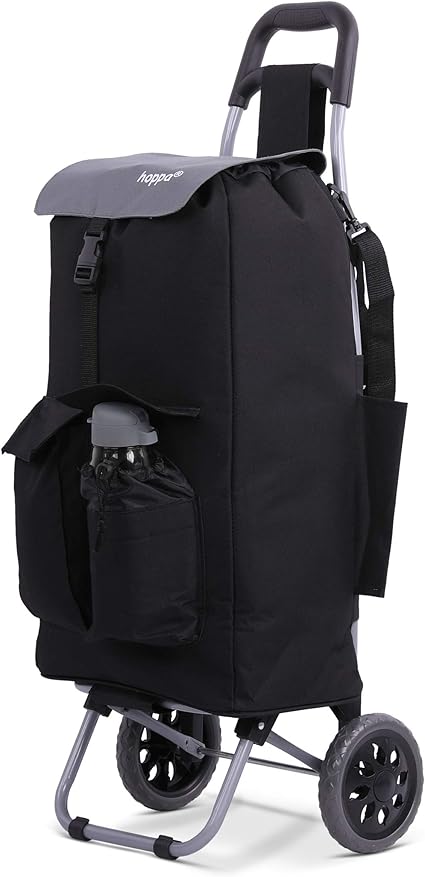 Hoppa Fully Insulated Lightweight 21 Model 2 Wheeled Large 42litre Capacity Shopping Trolley Bag 95cm 2 1kg With Shoulder Strap Amazon Co Uk Kitchen Home