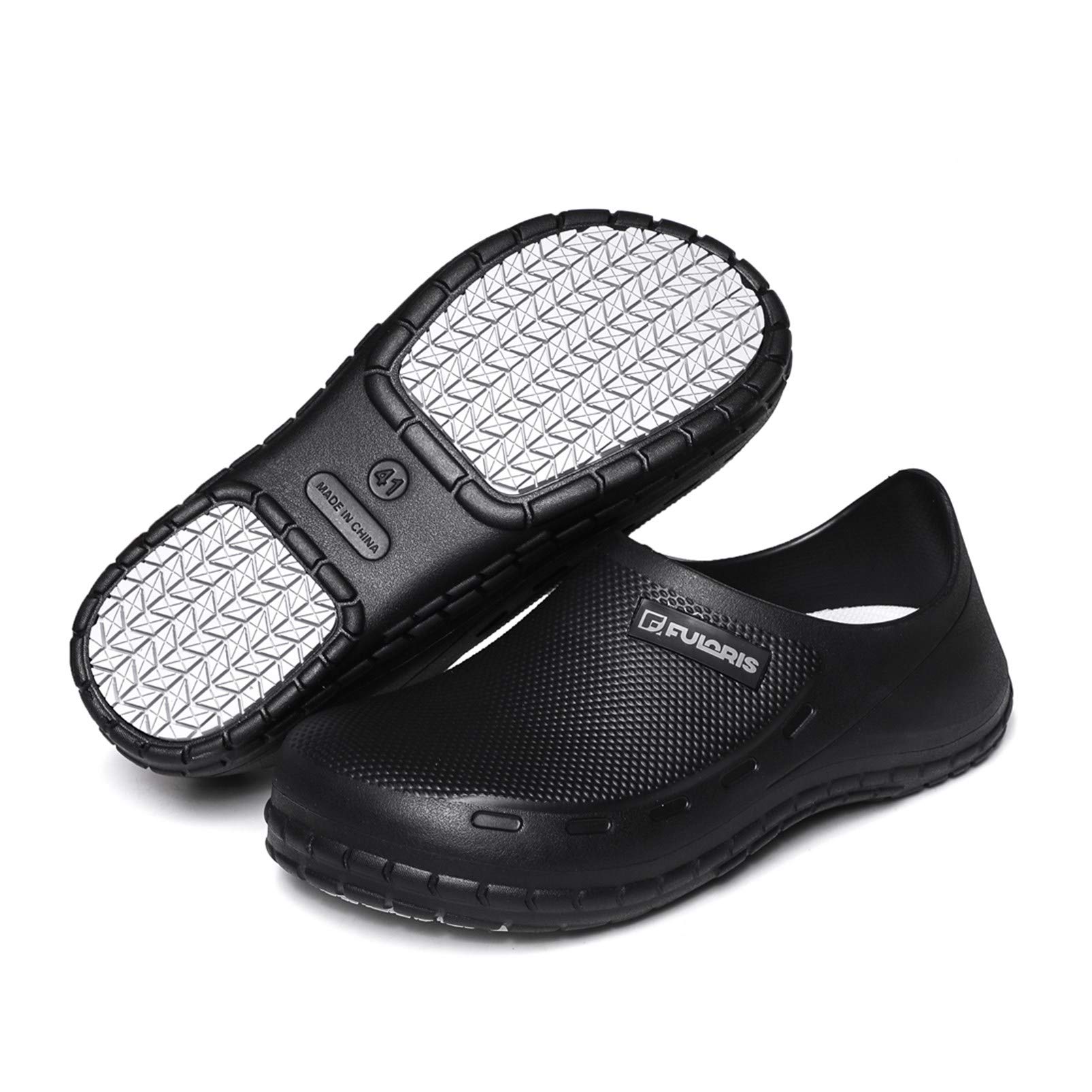 black non slip oil resistant shoes
