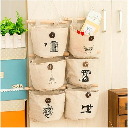 Saint Kaiko Organizador Tela Colgar Organizador Tela Pared Colgar