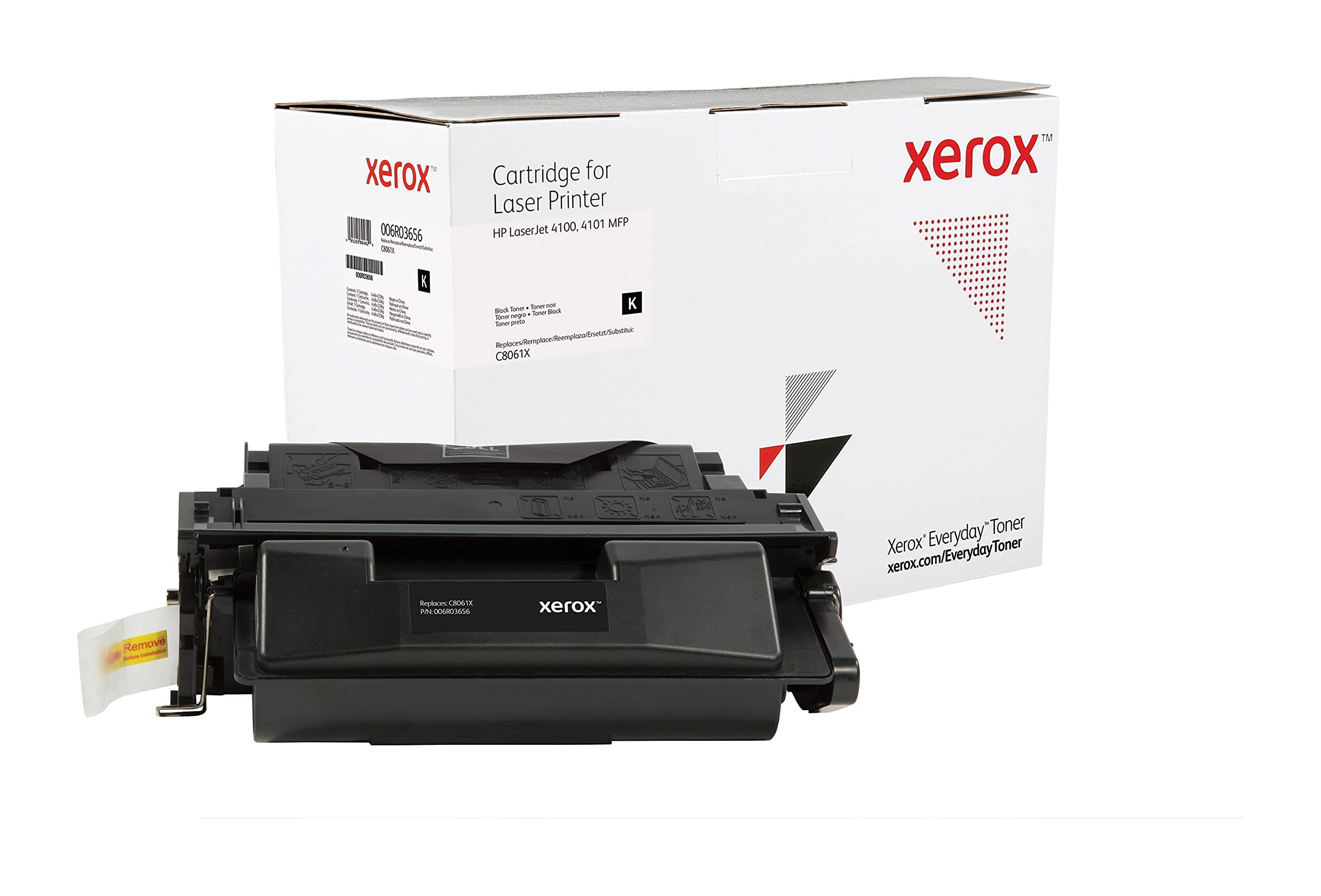 Xerox Everyday Compatible HP 61X C8061X Black Toner, High Capacity