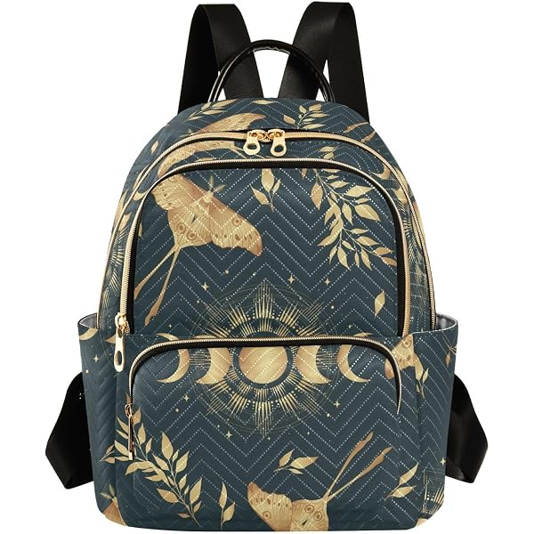 3579 Blue Gold Marble Mini Backpack Purse Travel Bag Lightweight Shoulder Amazon.com: ALAZA Marble Black Gold Mini Backpack Purse for  main image 3