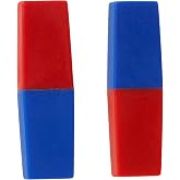 Dowling Magnets - 712 North/South Bar Magnets (3.13 inches Long x 1 inch Wide x .38 inch Thick), Set of 2