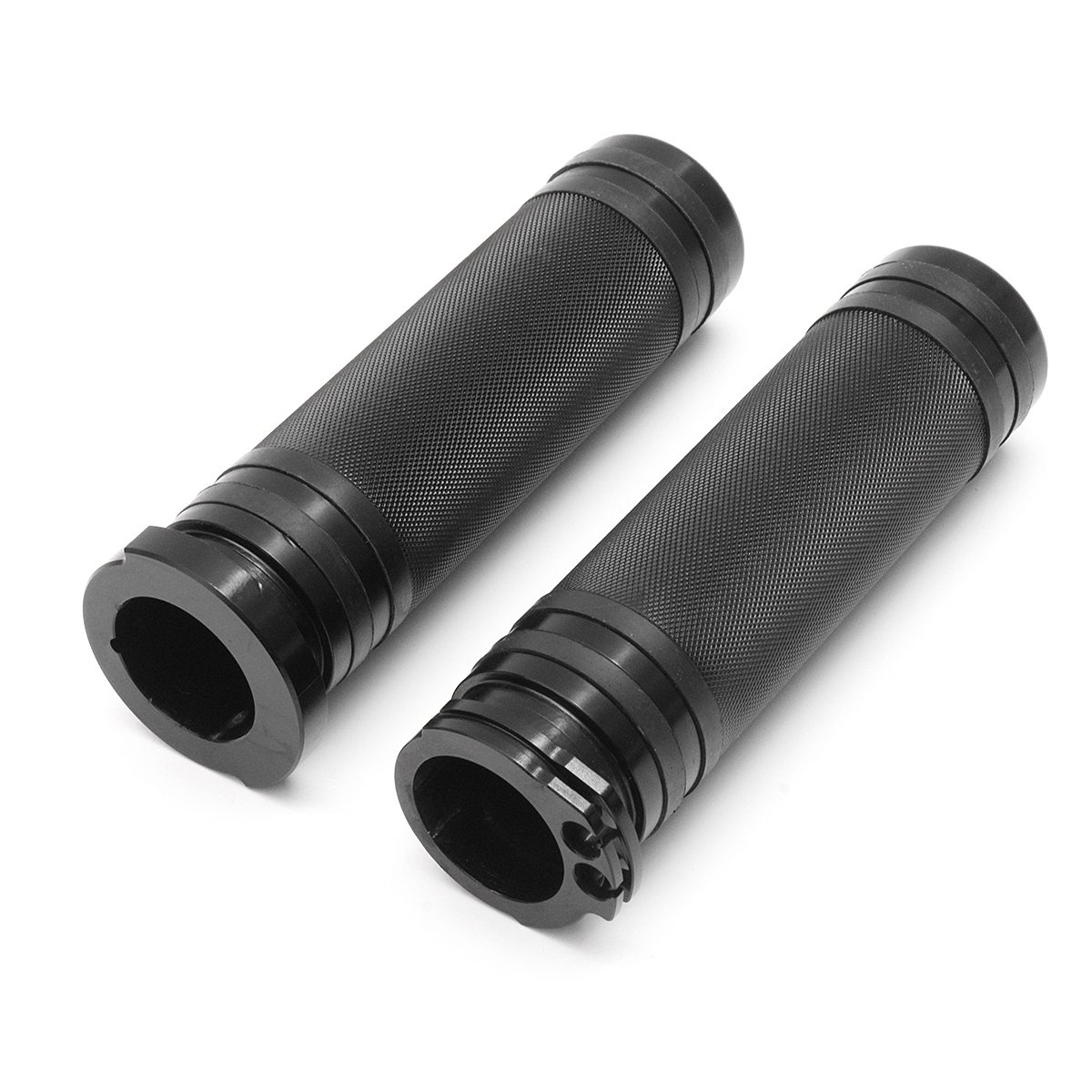 MOMOALA Pair 1inch 25mm Motorcycle Handlebar Hand Grips compatible with Harley Sportster Cruiser Bobber