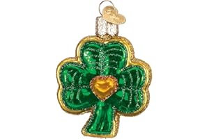 Old World Christmas Irish Gift Collection Glass Blown Ornaments for Christmas Tree Shamrock