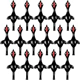 Sumind 16 Pcs Finger Slingshot Rubber Chicken Flying Chicken Flick Silly Chicken Novelty Party Activity Favor Fingers Stretchy Funny Christmas Birthday Goodie Bag Stuffers(Black)