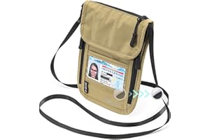 P TRAVEL · DESIGN Neck Wallet Travel Family Passport Holder - RFID Passport Walelt for Men/Women, Slim Orgaznier Case Travel wallet…