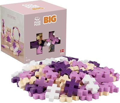 Plus Plus Big Building Blocks Toy 100 Large Durable Stacking Pieces Denmark