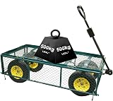 Gadgetking 500KG Heavy Duty Garden Trolley Quad Trailer Utility Wagon view 5