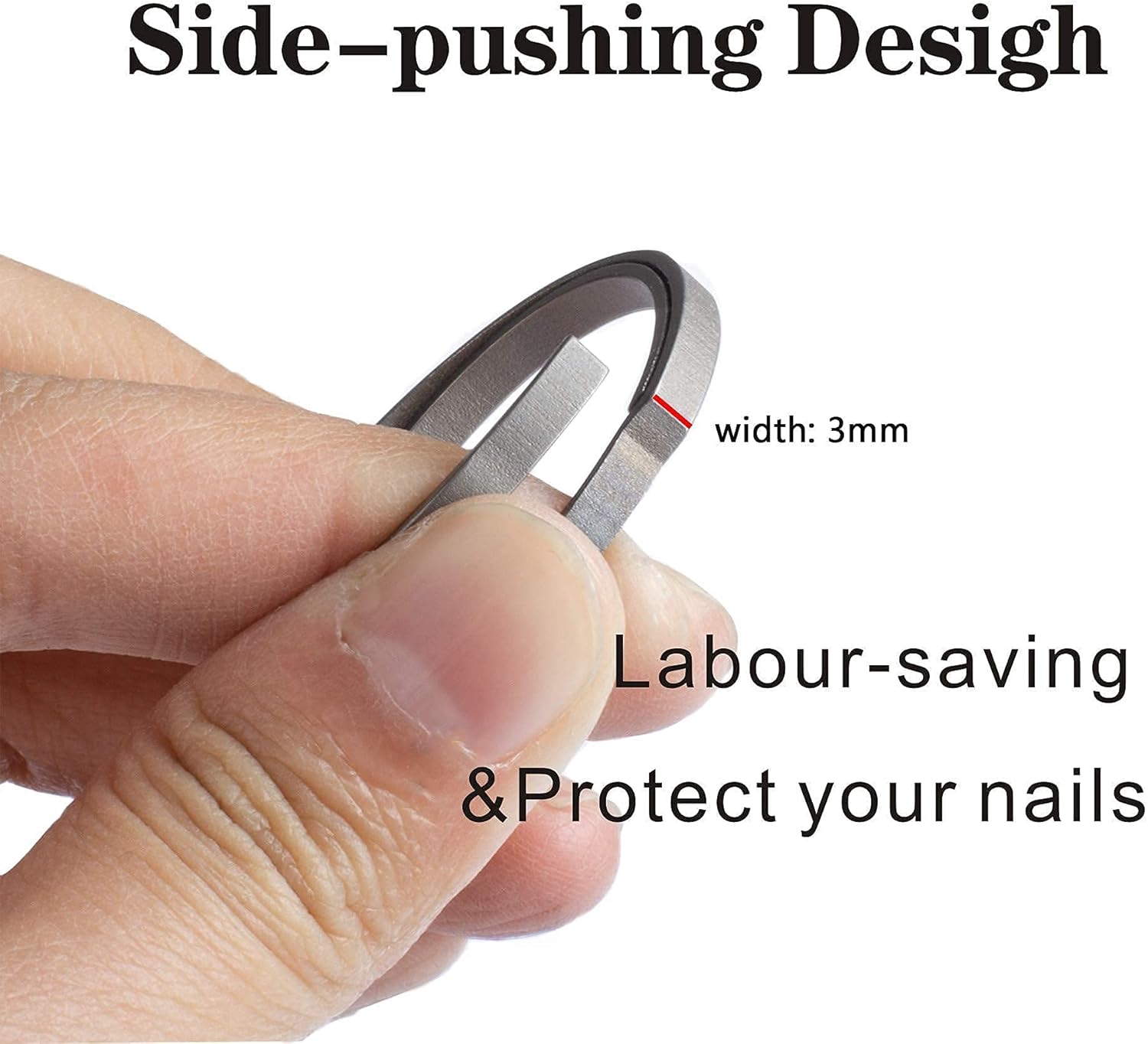 TISUR Titanium Side-Pushing Key Rings, Wisely Group Your Key, 3 Size Choices at  Men’s Clothing store