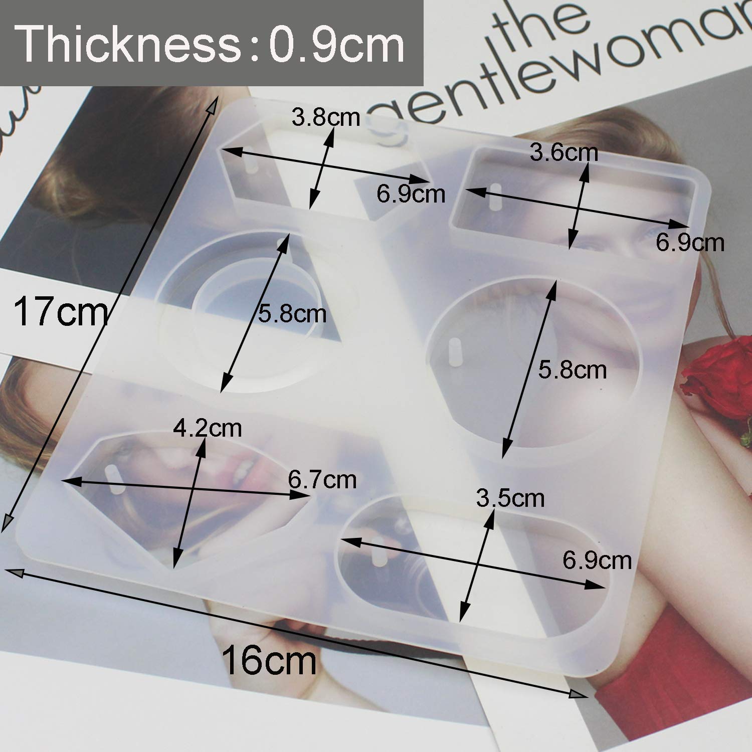 Jewelry Earrings Making Crafting Clay Luckkyme Make Necklace Pendant Epoxy Resin Silicone Mold Diy Keychain Decoration Tools Beading Jewelry Making Hazelsdiner Jewelry Casting Supplies