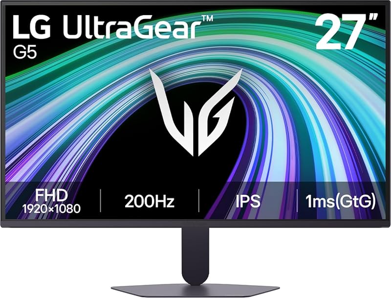 Ultragear™ 27G523B-B 27 Zoll Full HD IPS Gaming-Monitor, 200Hz, HDR10, AMD FreeSync Premium, 2X HDMI 2.0, 1x DisplayPort 1.4, Schwarz